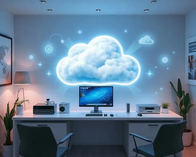 Cloud services visualization - AWS, Azure and hybrid cloud computing solutions for businesses